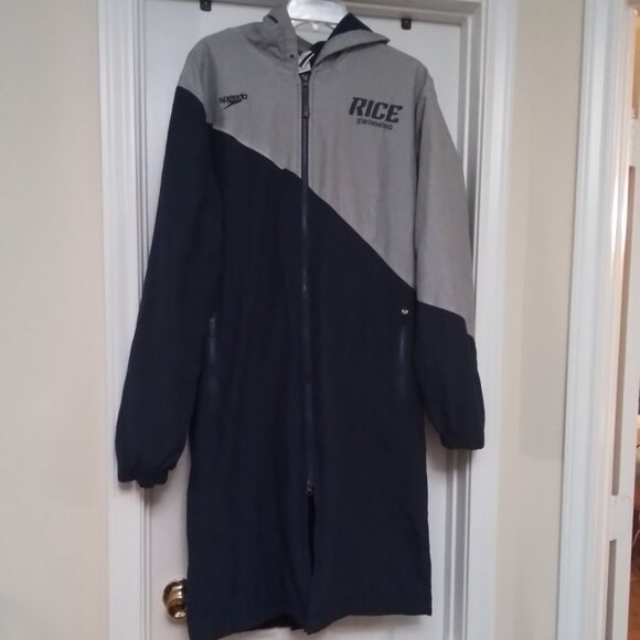 Speedo Rice Swimming Fleece Lined Parka Medium - Picture 1 of 8